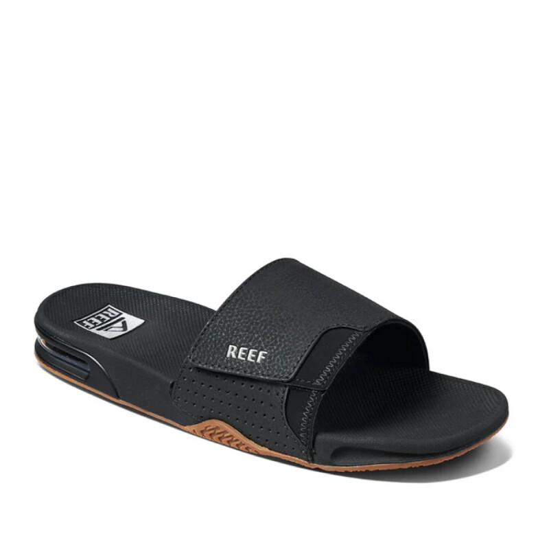 Ojotas Reef Fanning Slide - Negro Ojotas Reef Fanning Slide - Negro