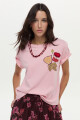 Remera Garden Rosa