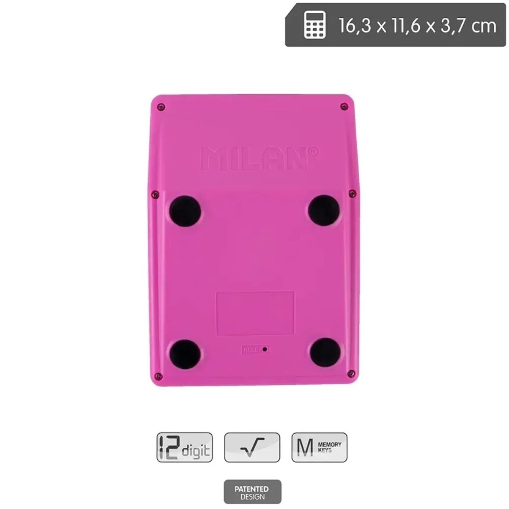 MAQUINA CALCULADORA MILAN NATA 151812NPBL MAQUINA CALCULADORA MILAN NATA 151812NPBL
