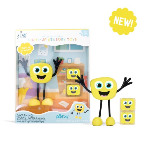 Set personaje Glo Pals Blair iluminados activados por agua ALEX