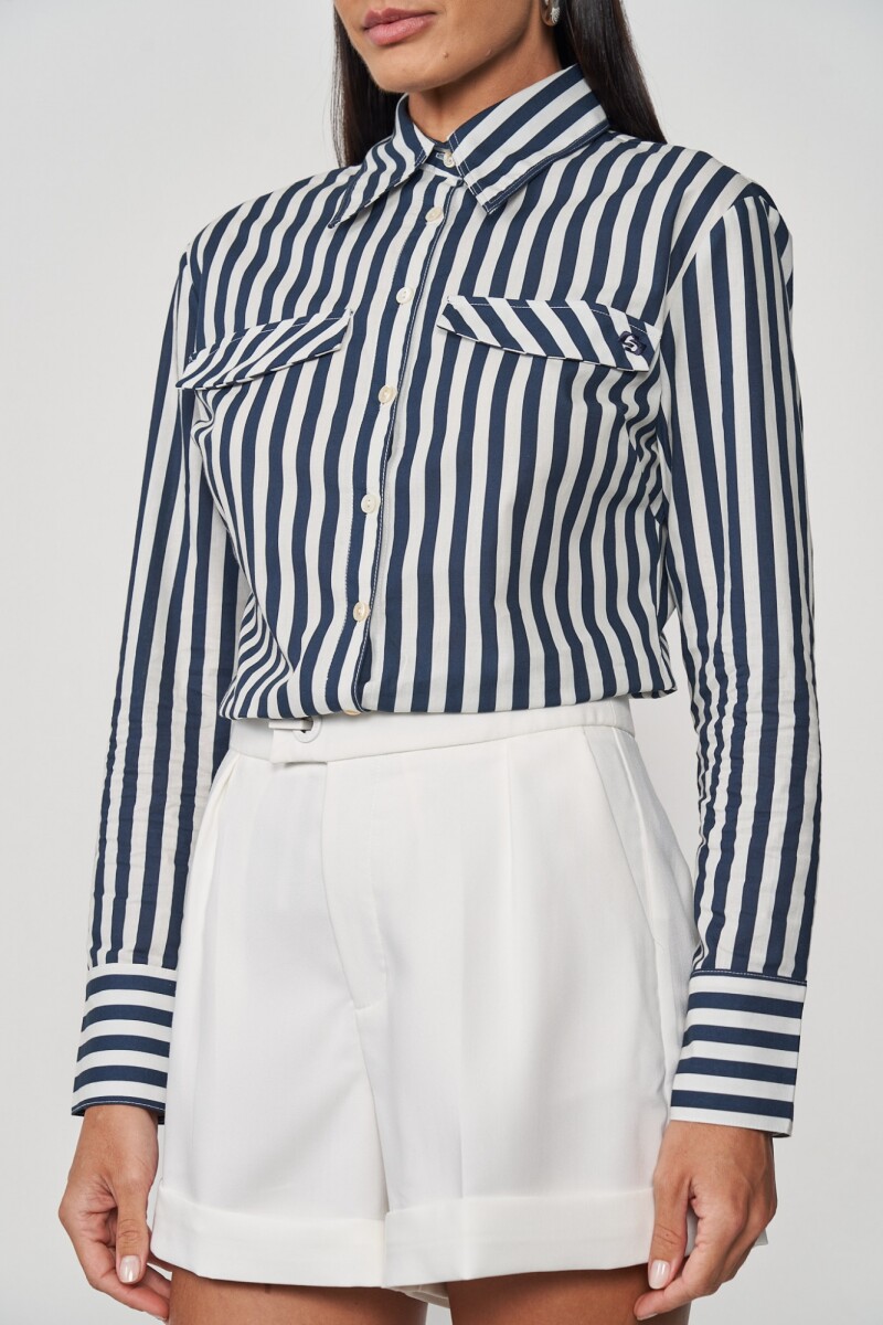 Camisa Lyon - Azul 