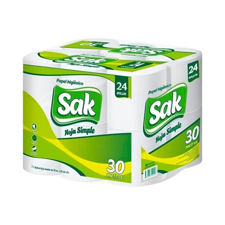 Pack X24 Papel Higiénico Sak 30 Metros 001