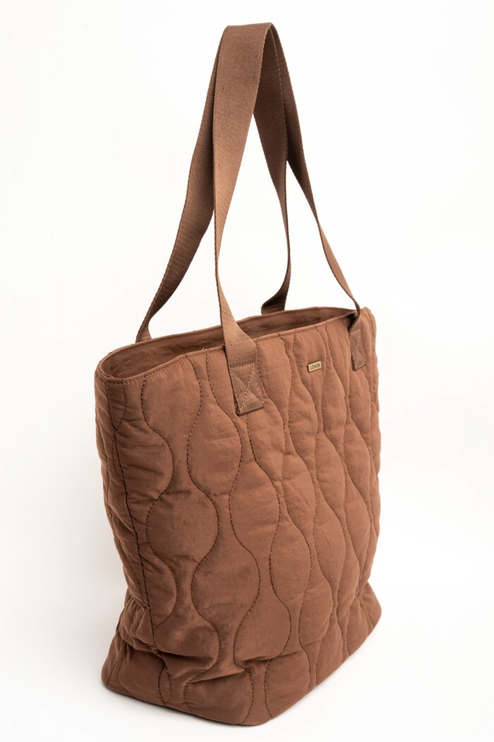 Travel Bag Capitoneada Chocolate