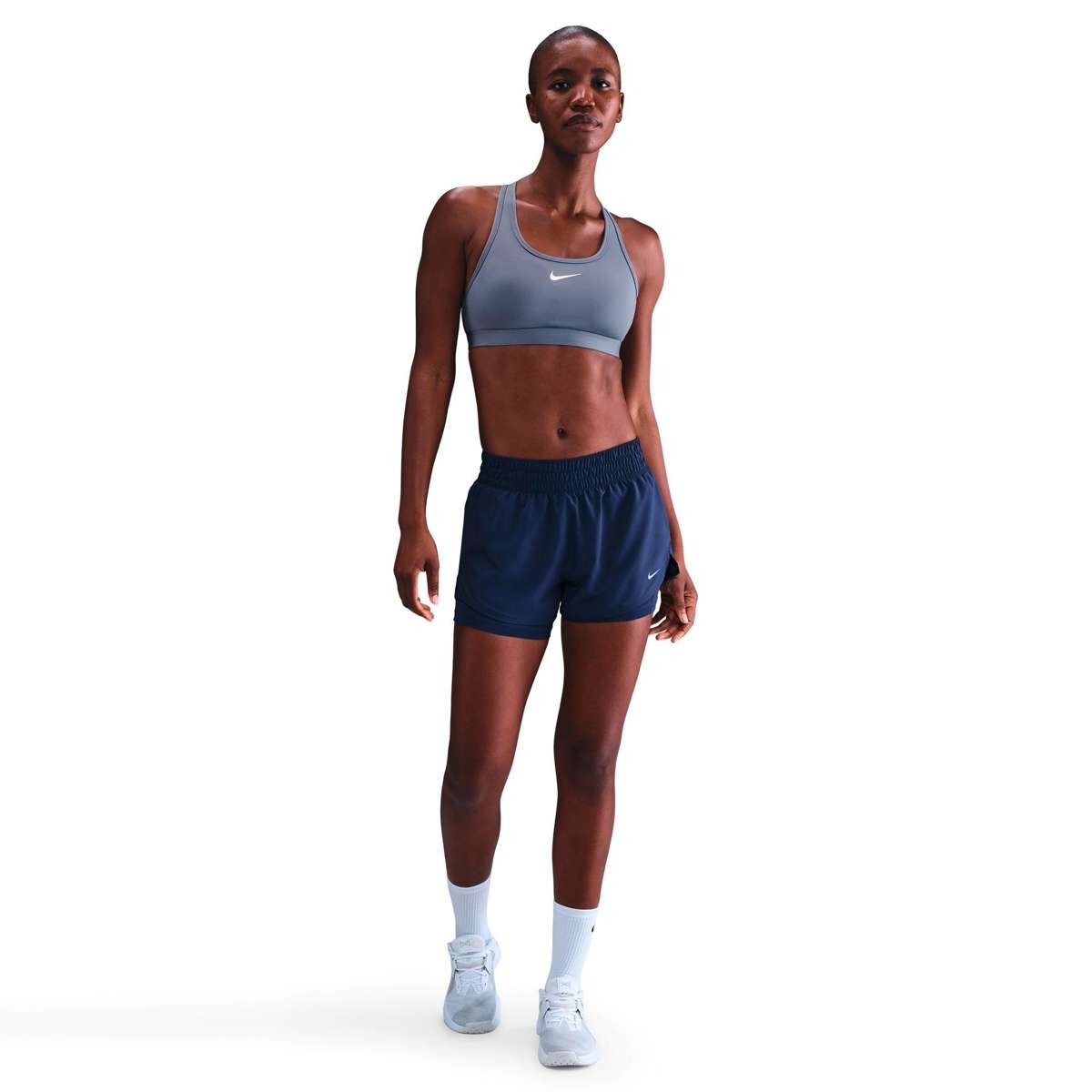 Top Nike Dri-Fit Swsh Med Spt de Mujer - Azul 