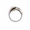Anillo Cruzado - Plata y oro - Sin piedra - AN4739 conpiedra