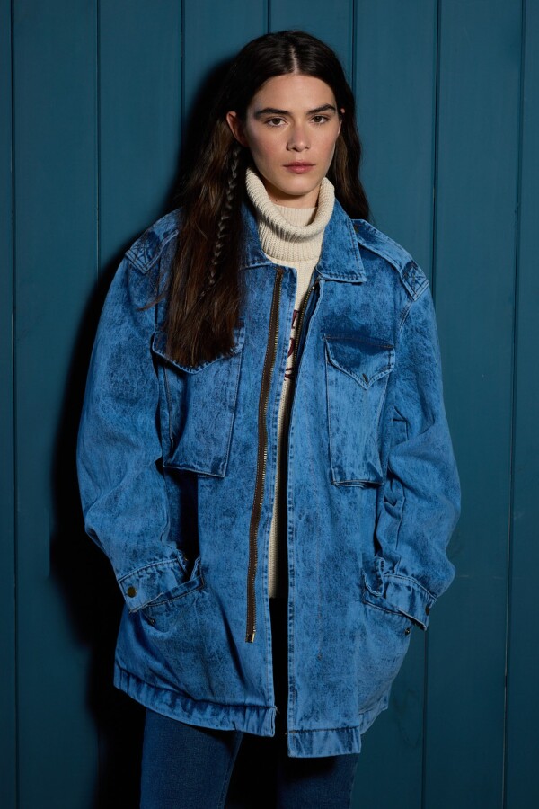 Parka Jean Ciara Nin Azul