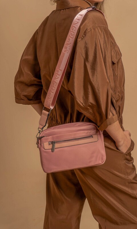 BANDOLERA JENGIBRE ROSA MAUVE