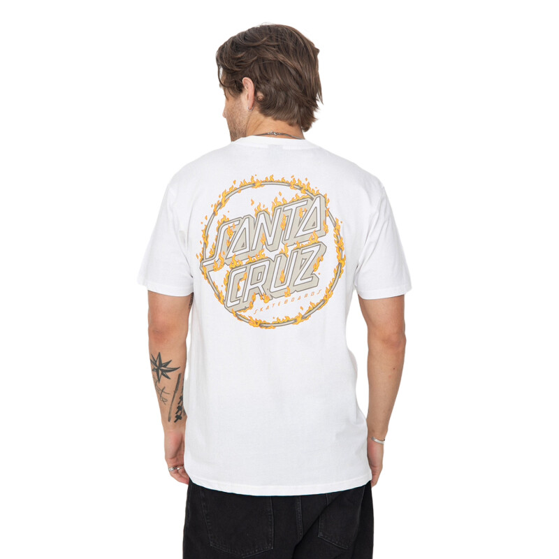 Remera Santa Cruz Burnt Opus - Blanco Remera Santa Cruz Burnt Opus - Blanco