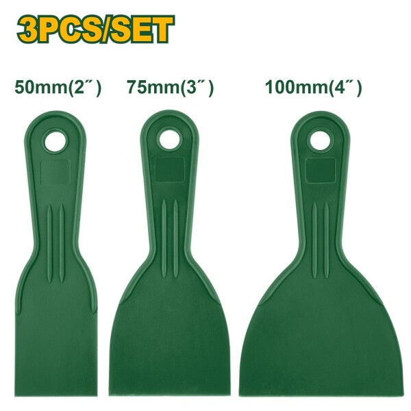 Set Espatulas Pásticas x3 50 75 100 Set Espatulas Pásticas x3 50 75 100