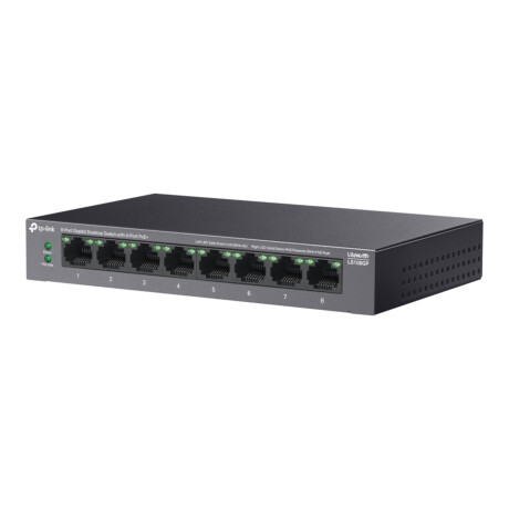 Switch De Escritorio Tp-Link Ls108gp 8 Puertos Gigabit PoE+ 001