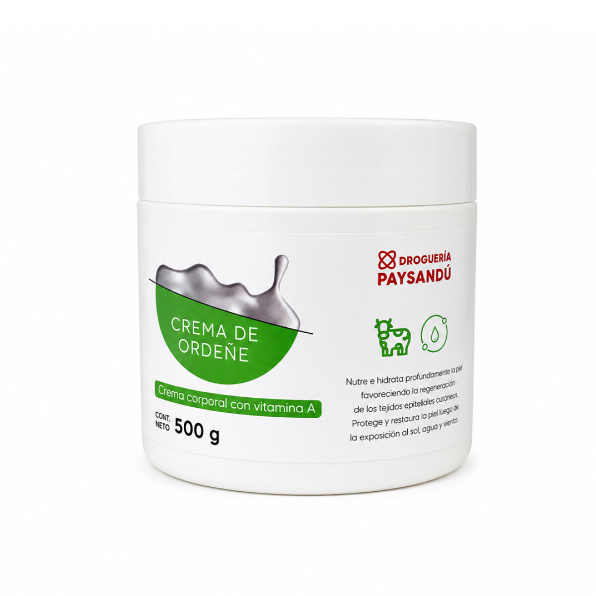 Crema de Ordeñe con Vitamina A - 500 g 
