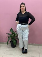 Pantalón Galáctico Plateado