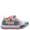 Championes de Niña Mini Miss Carol estampado con velcro TINA Azul Jean