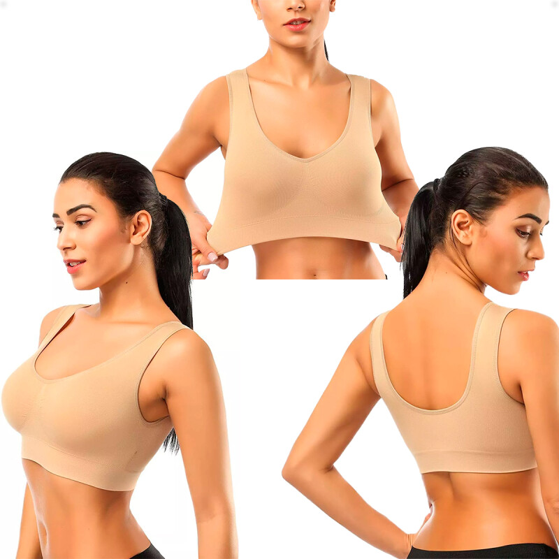Soutien Top Deportivo Beige Talla XS-S