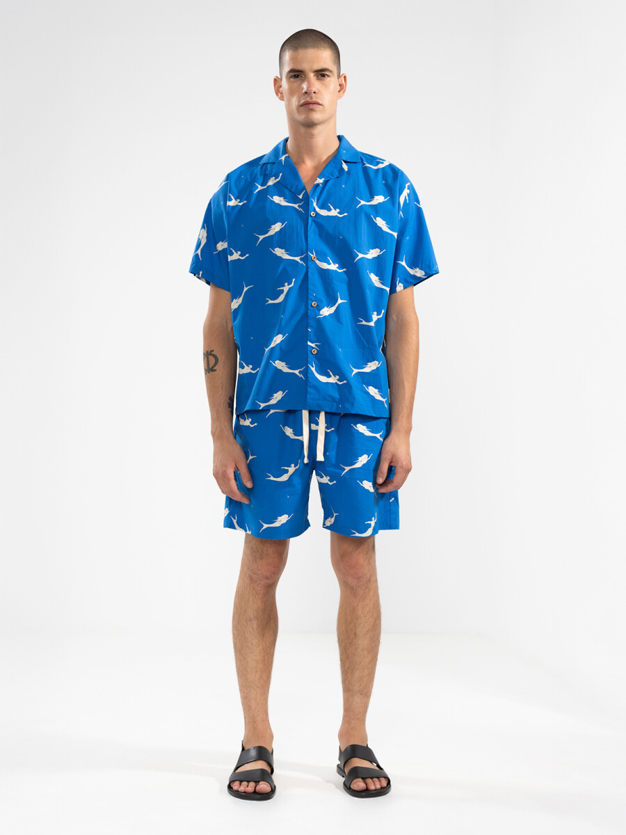 CONVERTIBLE CAMP-COLLAR SHIRT 