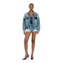 Chaqueta Denim Para Unisex D-Denver-S2 Azul medio