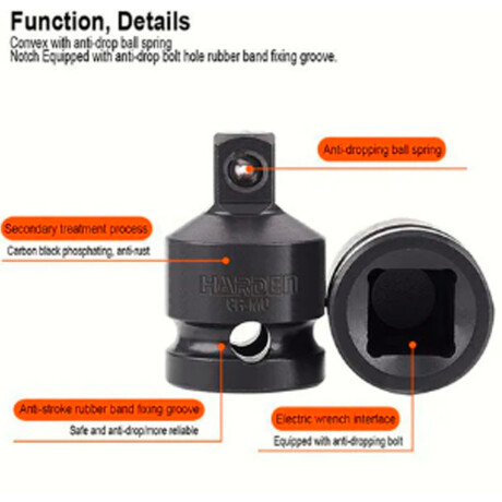 ADAPTADOR DE IMPACTO HEMBRA DE 1/2 X 3/4 MACHO N/a