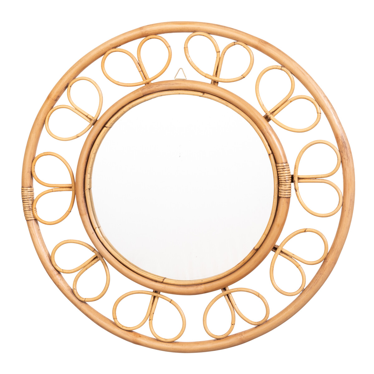 ESPEJO CIRCULAR - RATTAN NATURAL-BEIGE 7138 