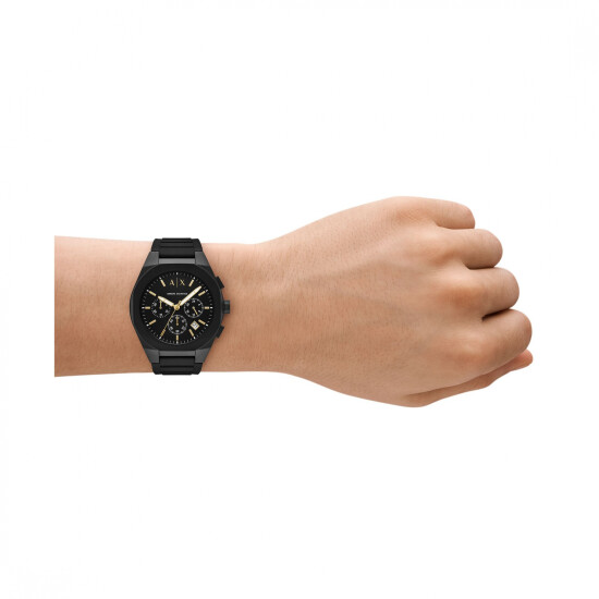 Reloj ARMANI EXCHANGE SYNC Silicona Negro Esfera 42mm 0