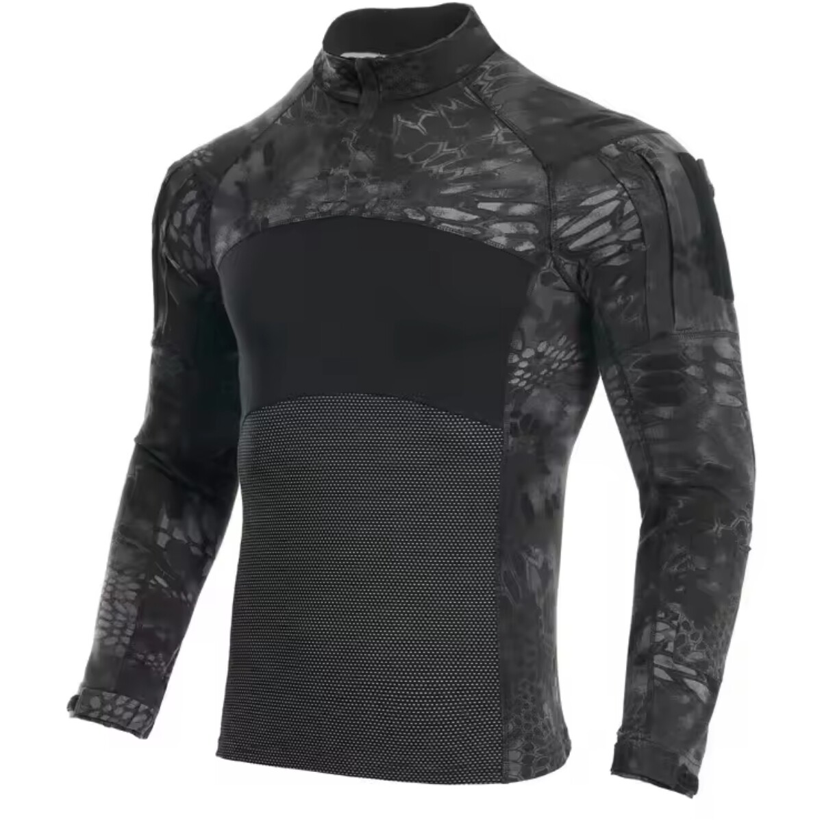 Camisaco táctico compresión - Black python 