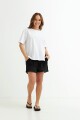 Remera con tajo BLANCO