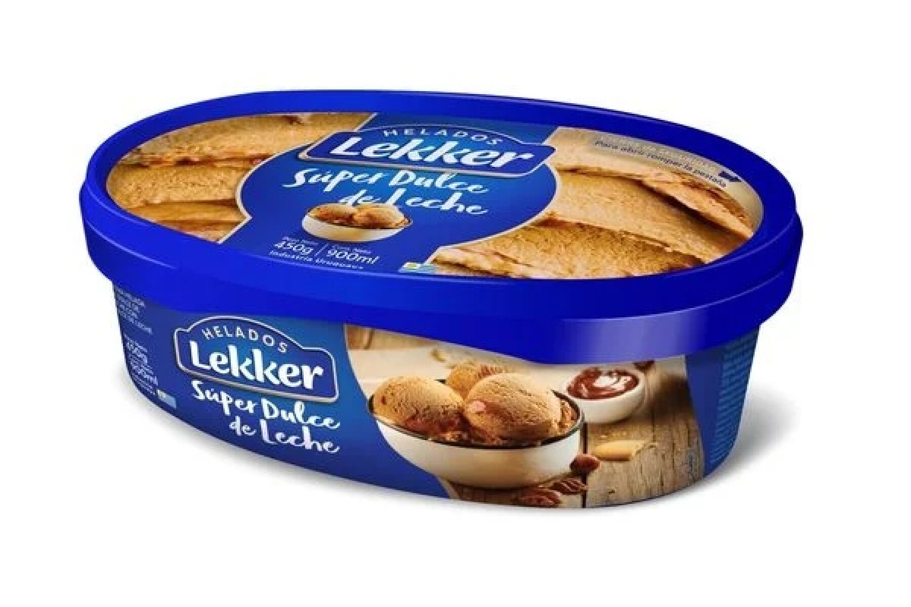 Helado Lekker 900 Ml Super Dulce de Leche 
