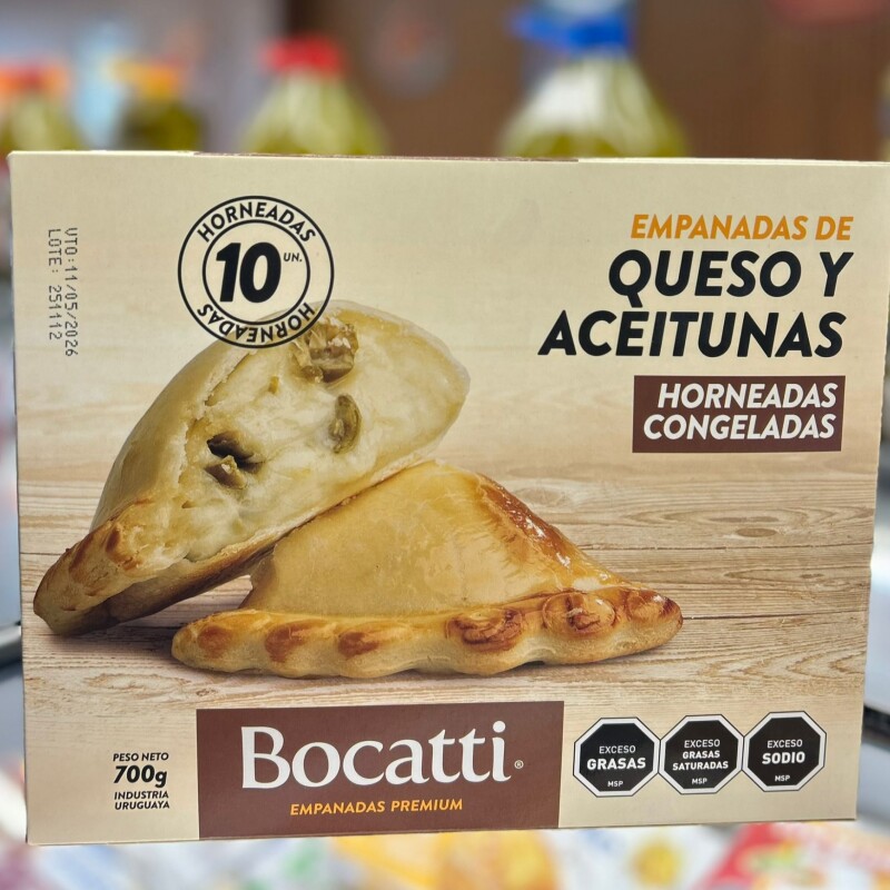 EMPANADAS QUESO Y ACEITUNAS BOCATTI PREMIUM +SOLO PDE O WEB+ EMPANADAS QUESO Y ACEITUNAS BOCATTI PREMIUM +SOLO PDE O WEB+