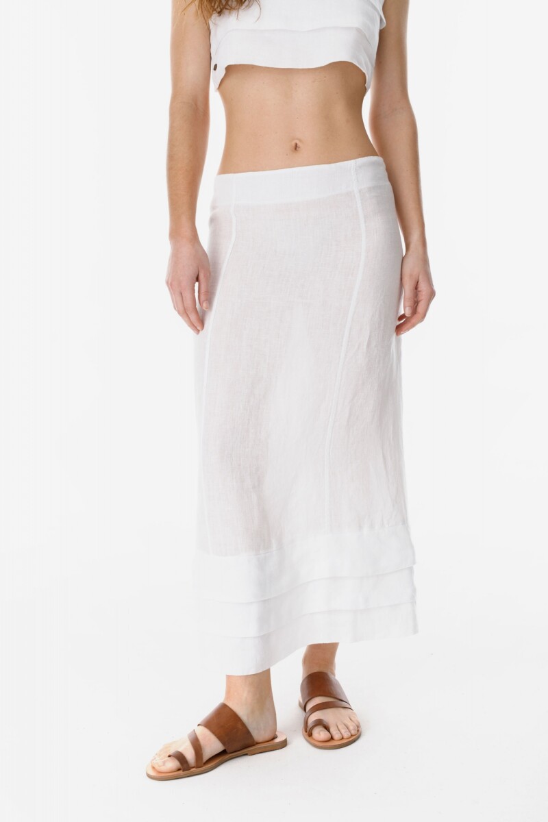 Falda Layers Blanco