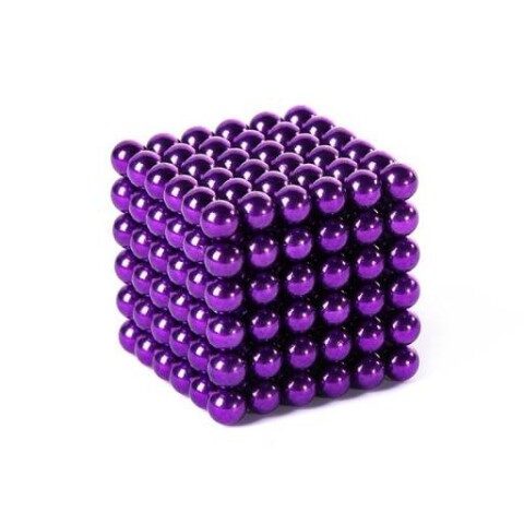 Imanes Bolitas Magnéticas Didácticas 216 Uds. violeta