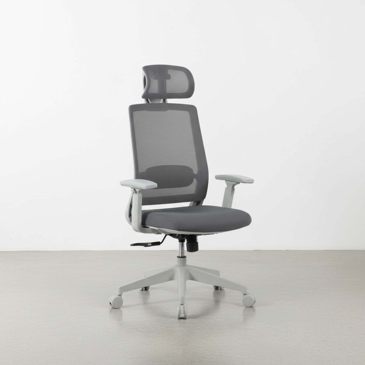 SILLA DE OFICINA - MALLA-Y-METAL GRIS 2788F-1M 