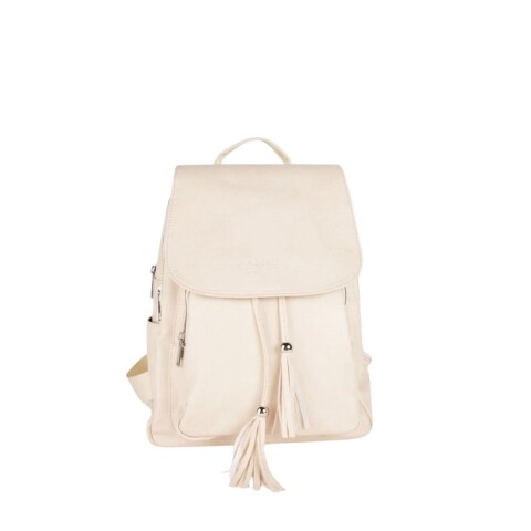MOCHILA TULIPA BEIGE