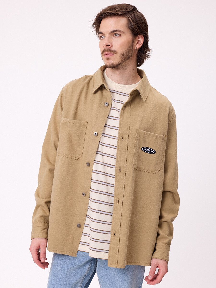 CAMISA HOZIER RUSTY - Camel 