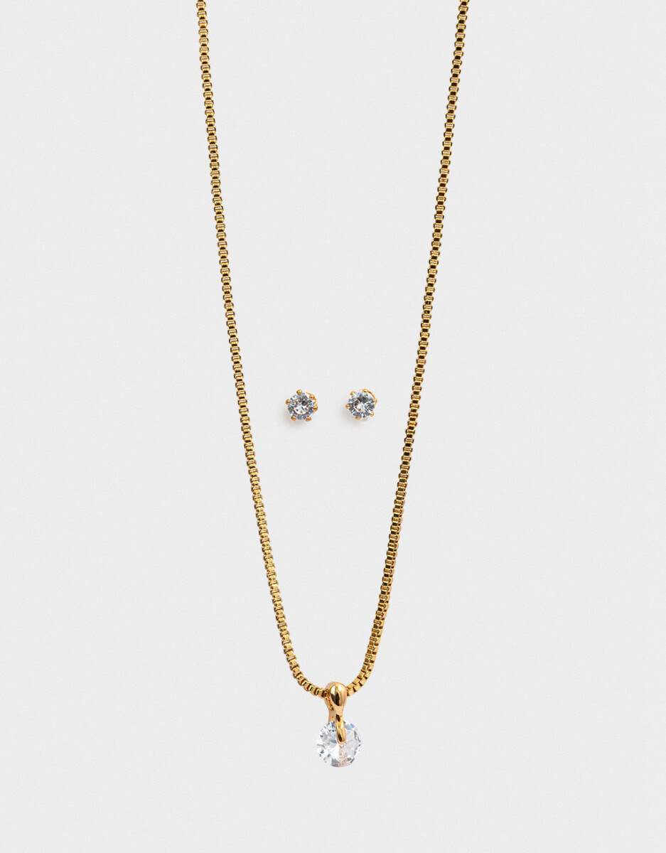 Set De Bijouterie Con Cubic Zirconia 