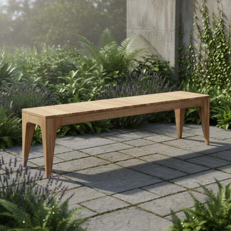 BANCO EXTERIOR MADERA NATURAL-BEIGE ARCHIE