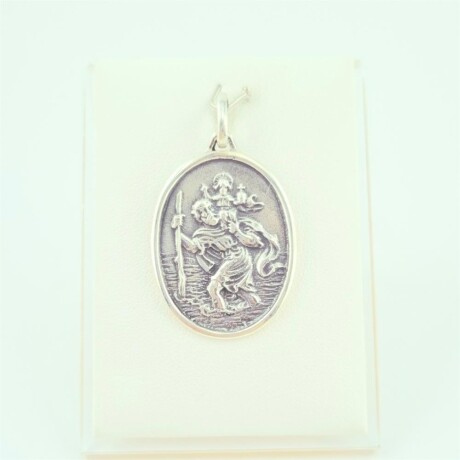 Medalla religiosa de plata 925, SAN CRISTOBAL. Medalla religiosa de plata 925, SAN CRISTOBAL.