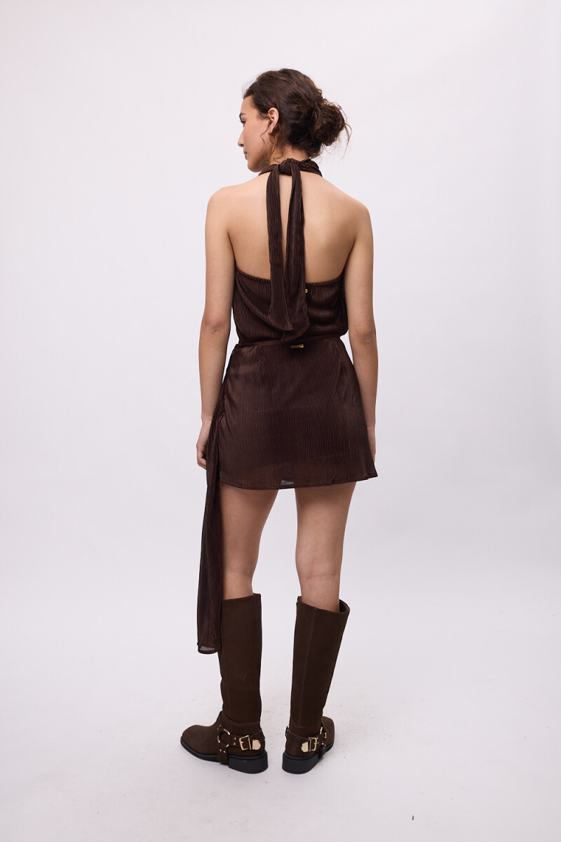 Falda Burgo Marron