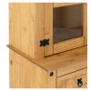Cristalero 4 Puertas Madera Maciza - Linea Mexicana Natural