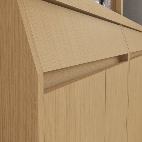BAJO MESADA MOBILIARIO COCINA MDF SIMONE MENDES GAMAS BEIGE GAMAS DE BEIGE