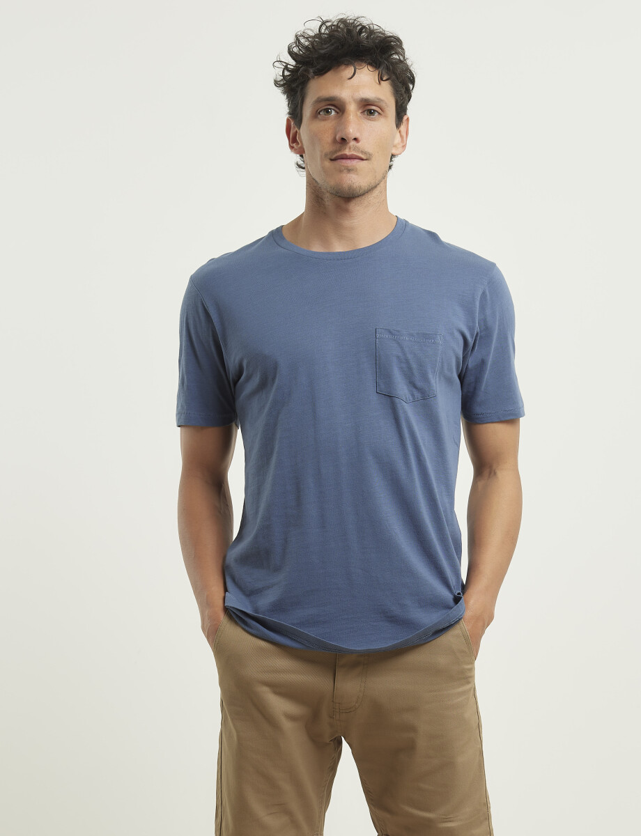 520875 T-SHIRT HARRY Azul Piedra