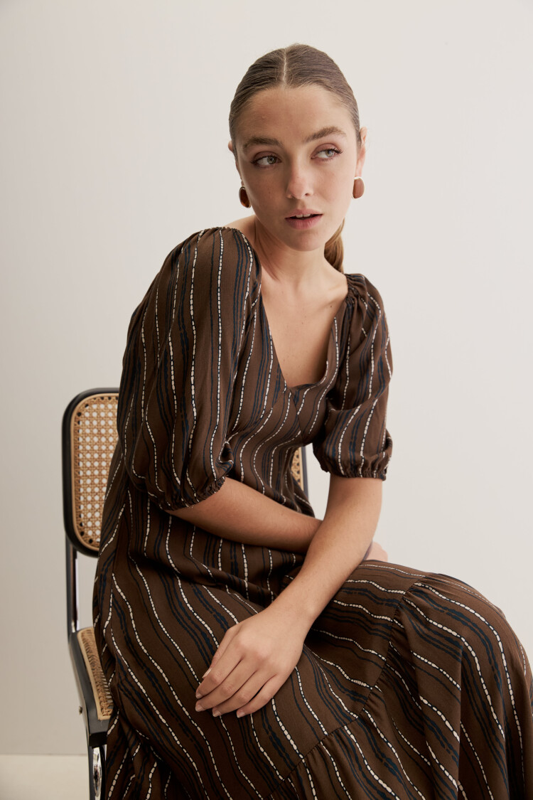VESTIDO MAVA Chocolate