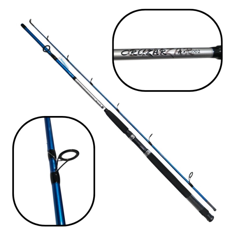 Caña Shimano Cruzar AX 21002 3 mts Frontal Caña Shimano Cruzar AX 21002 3 mts Frontal