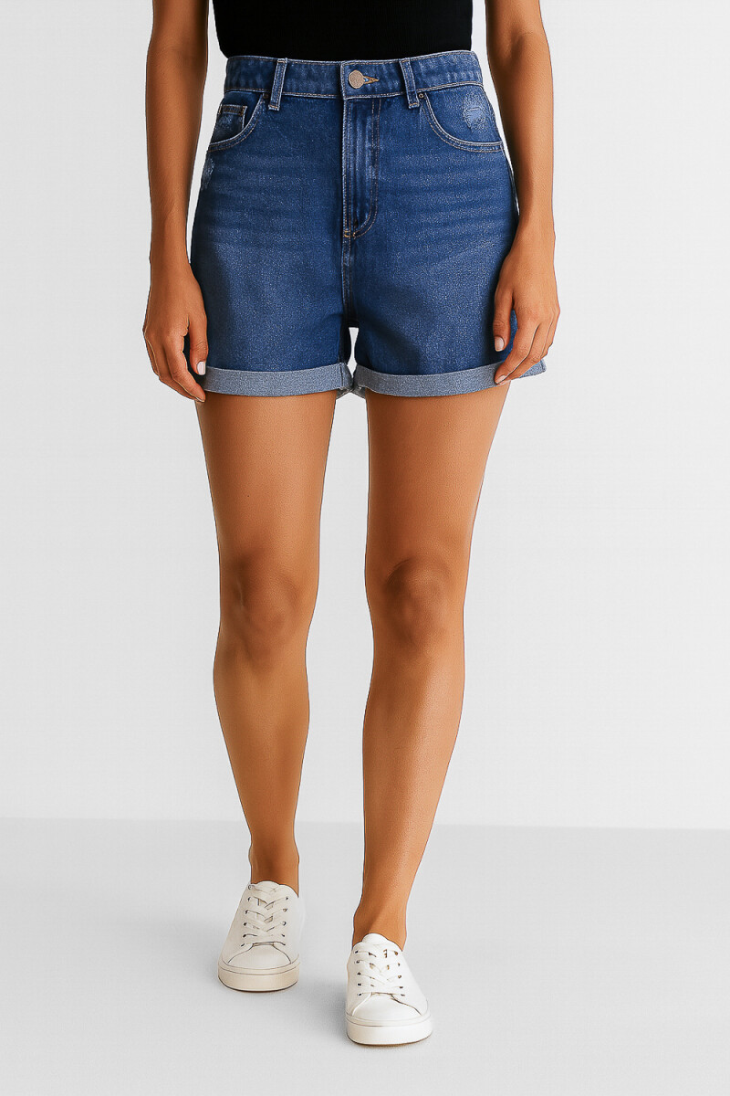 Short Azalia - Azul Medio 