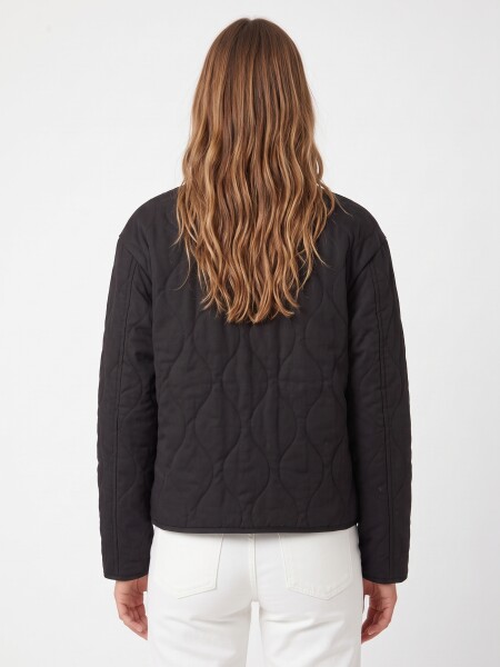 CAMPERA FEATHER NEGRO