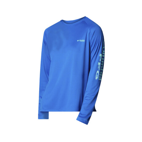 REMERA COLUMBIA TIDAL TEE II LONG SL Blue