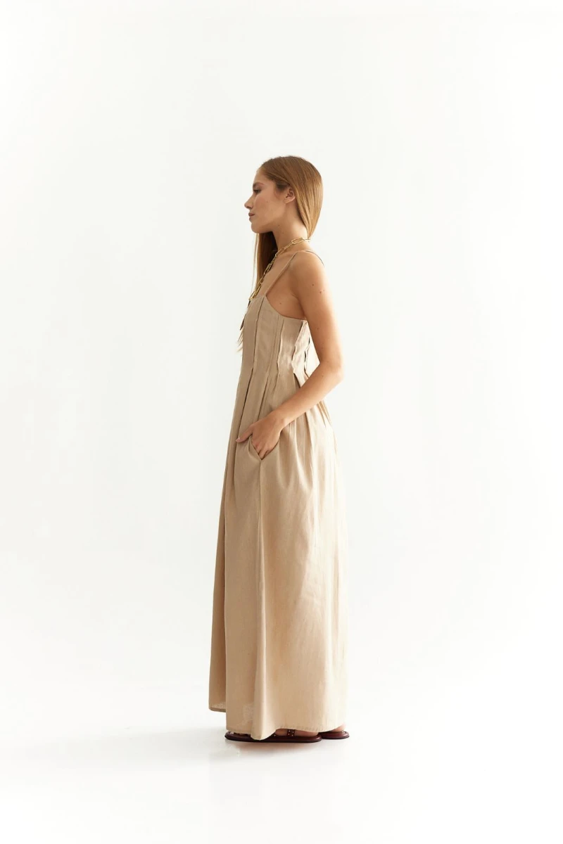 Vestido Lidia beige l