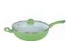 Wok 30cm c/tapa - Verde Wok 30cm c/tapa - Verde