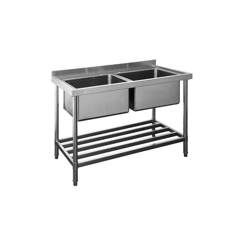 Bacha Doble Perpetua 120 Cm. 50X40X30 C/Respaldo Bacha Doble Perpetua 120 Cm. 50X40X30 C/Respaldo