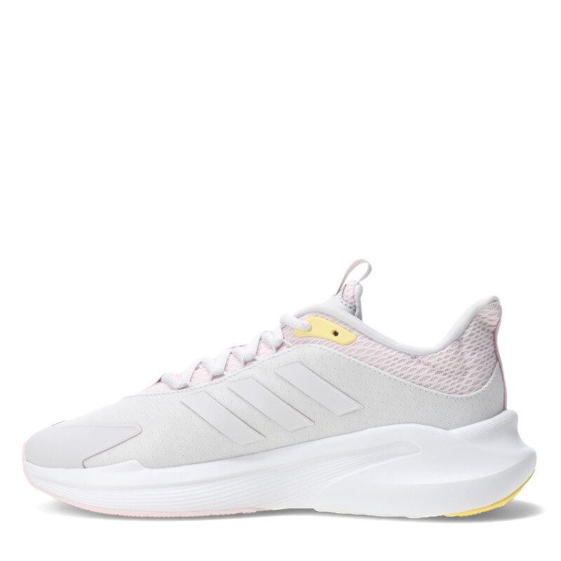 Championes de Mujer Adidas AlfaEdge Gris - Blanco - Amarillo Lima