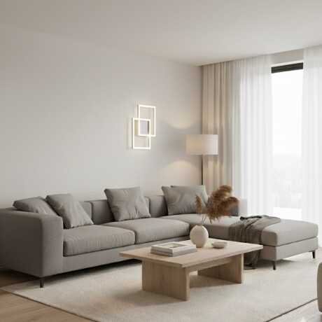 Plafon Spot Led doble marco dimerizable 30W Blanco