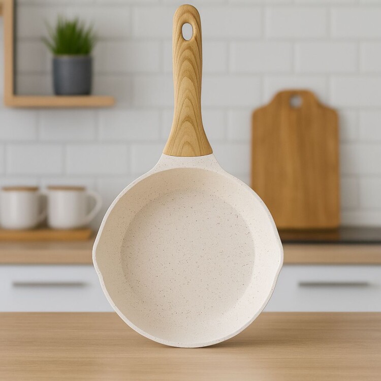 SARTEN ANTIADHERENTE CUORI CUCCINA 26CM BEIGE